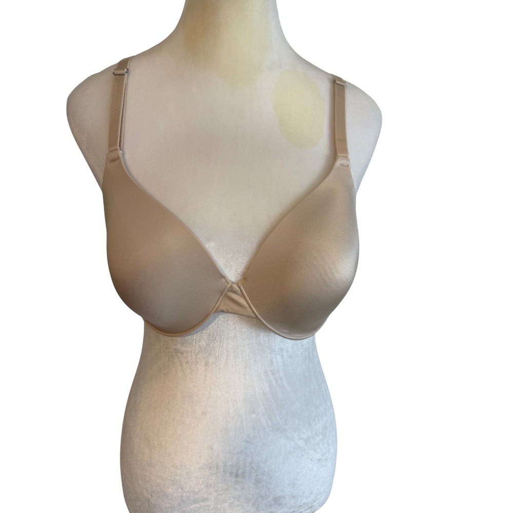 Soma Vanishing Back Full Coverage Tan 36B Women Underwire Padded Smooth Everyday